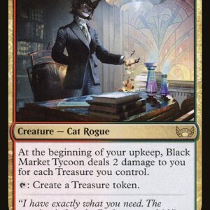 Streets of New Capenna Promos - 167p - Black Market Tycoon - Rare - RG - Foil - Promo (Front)