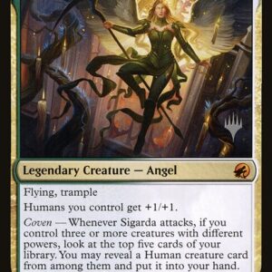 Innistrad: Midnight Hunt Promos - 240p - Sigarda, Champion of Light - Mythic - WG - Non-foil - Promo (Front)