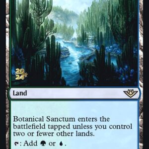 Outlaws of Thunder Junction Promos - 267s - Botanical Sanctum - Rare - C - Foil - Datestamped Promo (Front)