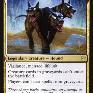 Theros Beyond Death Promos - 222p - Kunoros, Hound of Athreos - Rare - WB - Foil - Promo (Front)