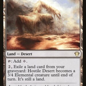 Commander 2020 - 281 - Hostile Desert - Rare - C - Non-foil (Front)