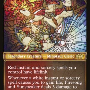 Multiverse Legends - 39 - Firesong and Sunspeaker - Rare - WR - Foil (Front)