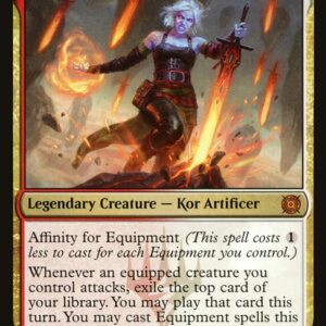 March of the Machine: The Aftermath - 36 - Nahiri, Forged in Fury - Mythic - WR - Foil (Front)