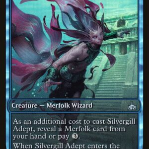 Rivals of Ixalan Promos - 53 - Silvergill Adept - Uncommon - U - Foil - Promo (Front)