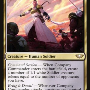 Warhammer 40,000 Commander - 113 - Company Commander - Rare - WB - Non-foil (Front)