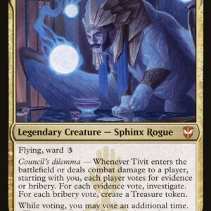 New Capenna Commander - 10 - Tivit, Seller of Secrets - Mythic - Multi - Foil (Front)