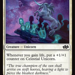 Foundations Jumpstart - 97 - Celestial Unicorn - Common - W - Non-foil (Front)
