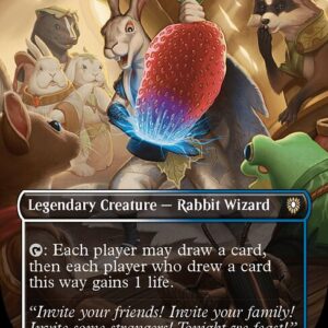 Bloomburrow Commander - 90 - Kwain, Itinerant Meddler - Rare - WU - Non-foil (Front)