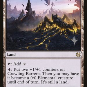 Zendikar Rising Promos - 262p - Crawling Barrens - Rare - C - Non-foil - Promo (Front)
