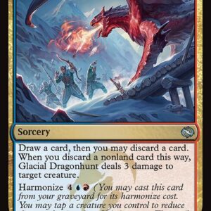 Tarkir: Dragonstorm - 188 - Glacial Dragonhunt - Uncommon - UR - Non-foil (Front)