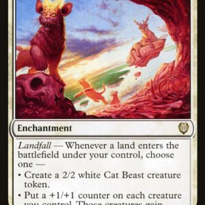 Phyrexia: All Will Be One Commander - 66 - Felidar Retreat - Rare - W - Non-foil (Front)