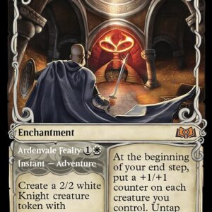 Wilds of Eldraine - 277 - Virtue of Loyalty // Ardenvale Fealty - Mythic - W - Non-foil (Front)