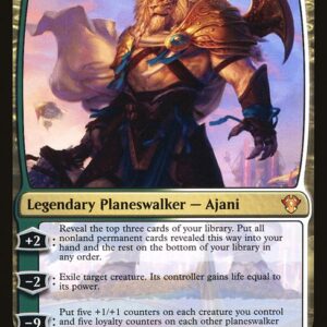 Commander 2020 - 201 - Ajani Unyielding - Mythic - WG - Non-foil (Front)