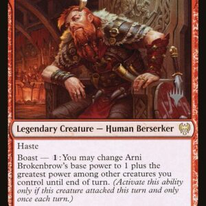 Kaldheim Promos - 120p - Arni Brokenbrow - Rare - R - Foil - Promo (Front)