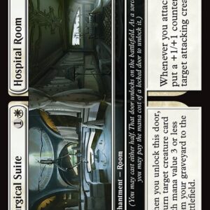 Duskmourn: House of Horror - 34 - Surgical Suite // Hospital Room - Uncommon - W - Non-foil (Front)