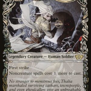 Multiverse Legends - 7 - Thalia, Guardian of Thraben - Rare - W - Foil (Front)