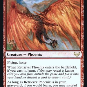 Strixhaven: School of Mages Promos - 113s - Retriever Phoenix - Rare - R - Foil - Datestamped Promo (Front)