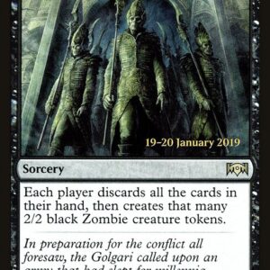 Ravnica Allegiance Promos - 61s - Awaken the Erstwhile - Rare - B - Foil - Datestamped Promo (Front)