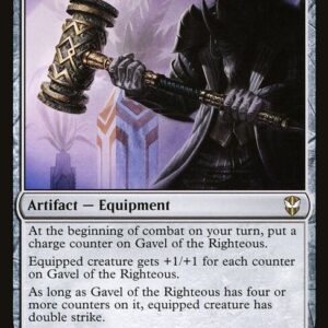 New Capenna Commander - 83 - Gavel of the Righteous - Rare - C - Non-foil (Front)