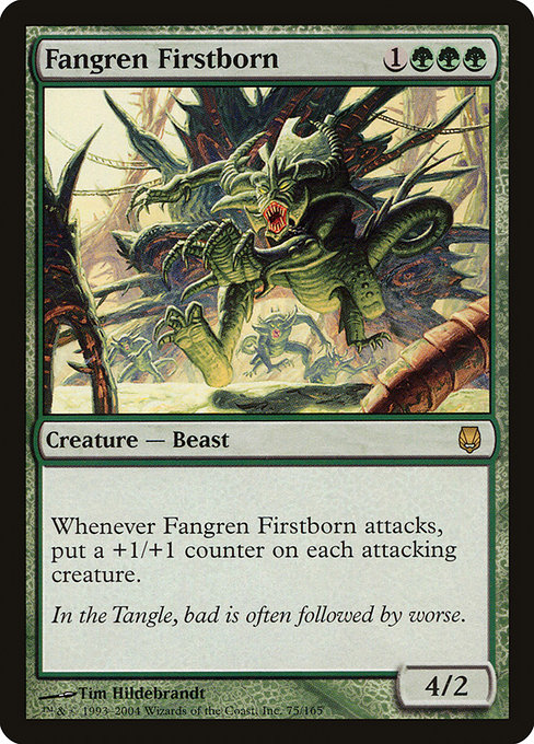 Darksteel - 75 - Fangren Firstborn - Rare - G - Non-foil (Front)
