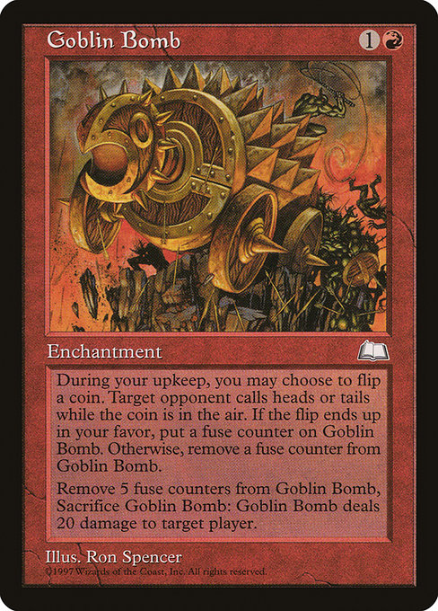 Weatherlight - 103 - Goblin Bomb - Rare - R - Non-foil (Front)