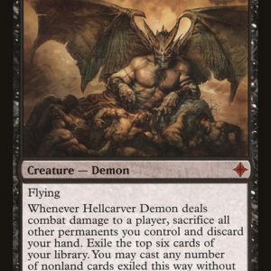 Rise of the Eldrazi - 113 - Hellcarver Demon - Mythic - B - Non-foil (Front)