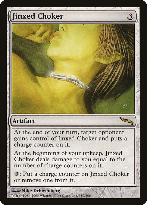Mirrodin - 189 - Jinxed Choker - Rare - C - Non-foil (Front)