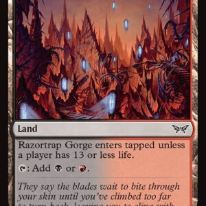 Duskmourn: House of Horror - 267 - Razortrap Gorge - Common - C - Foil (Front)