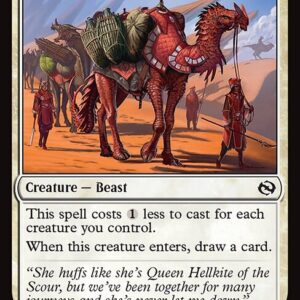 Tarkir: Dragonstorm - 23 - Salt Road Packbeast - Common - W - Non-foil (Front)