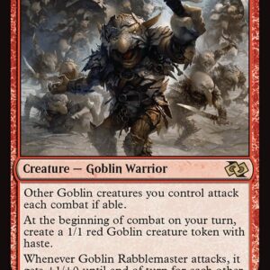 Foundations Jumpstart - 558 - Goblin Rabblemaster - Rare - R - Non-foil (Front)