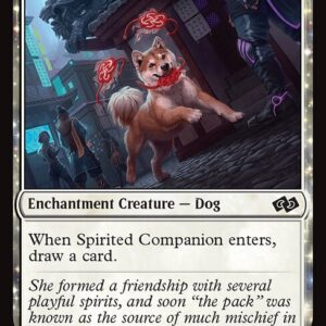 Foundations Jumpstart - 256 - Spirited Companion - Common - W - Non-foil (Front)