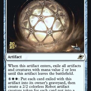 Edge of Eternities Promos - 27s - Pinnacle Starcage - Rare - W - Foil - Datestamped Promo (Front)