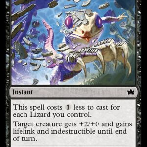 Bloomburrow - 110 - Scales of Shale - Common - B - Foil (Front)