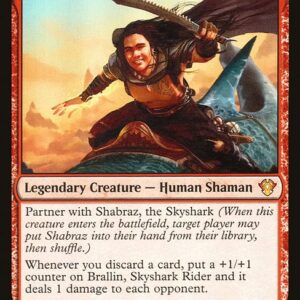 Commander 2020 - 4 - Brallin, Skyshark Rider - Mythic - R - Foil (Front)
