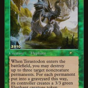 30th Anniversary Play Promos - 18 - Terastodon - Rare - G - Foil - Datestamped Promo (Front)
