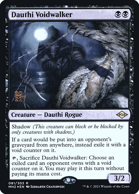 Modern Horizons 2 Promos - 81s - Dauthi Voidwalker - Rare - B - Foil - Datestamped Promo (Front)