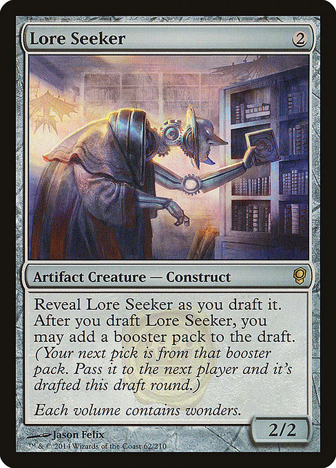 Conspiracy - 62 - Lore Seeker - Rare - C - Foil (Front)