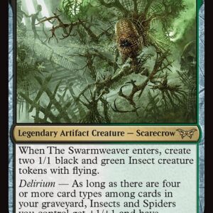 Duskmourn: House of Horror - 301 - The Swarmweaver - Rare - BG - Foil (Front)