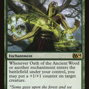 Magic 2014 - 187 - Oath of the Ancient Wood - Rare - G - Non-foil (Front)