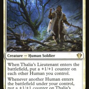 Commander 2020 - 103 - Thalia's Lieutenant - Rare - W - Non-foil (Front)