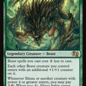 Foundations Jumpstart - 55 - Slinza, the Spiked Stampede - Rare - G - Non-foil (Front)