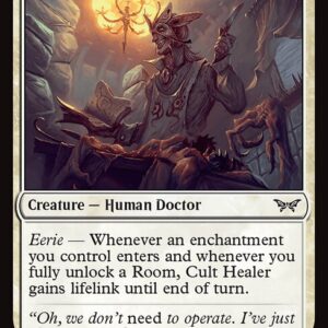 Duskmourn: House of Horror - 2 - Cult Healer - Common - W - Non-foil (Front)