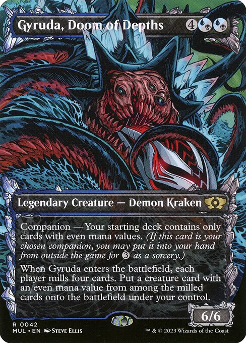 Multiverse Legends - 42 - Gyruda, Doom of Depths - Rare - UB - Non-foil (Front)