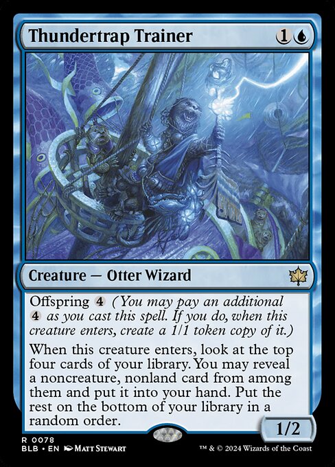 Bloomburrow - 78 - Thundertrap Trainer - Rare - U - Non-foil (Front)