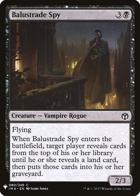 The List - IMA-80 - Balustrade Spy - Common - B - Non-foil (Front)