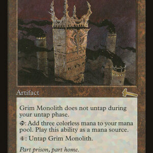 Urza's Legacy - 126 - Grim Monolith - Rare - C - Non-foil (Front)