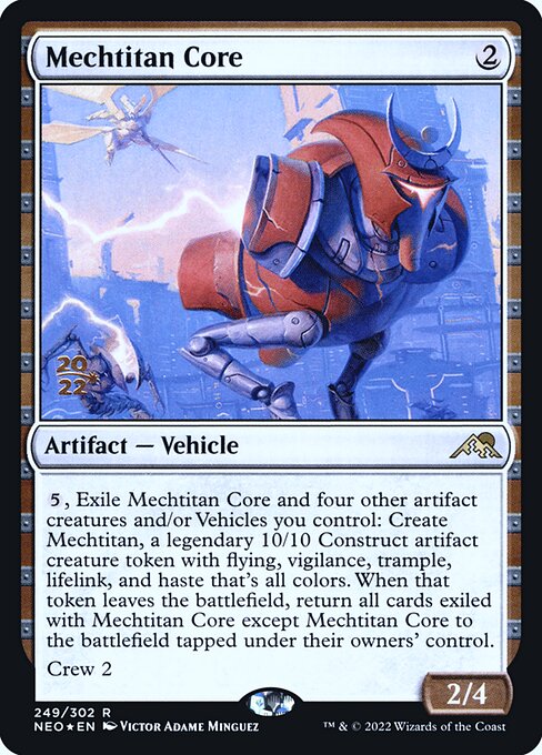 Kamigawa: Neon Dynasty Promos - 249s - Mechtitan Core - Rare - C - Foil - Datestamped Promo (Front)