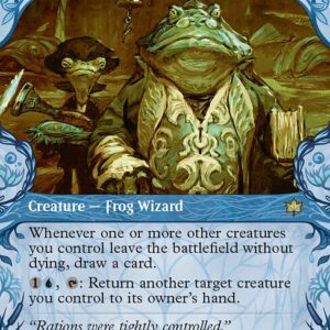 Bloomburrow - 303 - Dour Port-Mage - Rare - U - Non-foil (Front)
