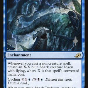 Ikoria: Lair of Behemoths Promos - 67p - Shark Typhoon - Rare - U - Foil - Promo (Front)