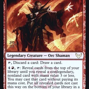 Strixhaven: School of Mages Promos - 155s - Plargg, Dean of Chaos // Augusta, Dean of Order - Rare - C - Foil - Datestamped Promo (Front)